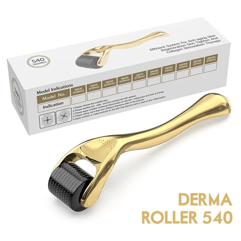 Titanium Microneedle Roller for Beard and Hair - 540 Needles