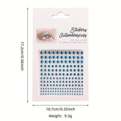 Colorful Eye & Face Sticker Crystal Rhinestone Sticker For Party Makeup