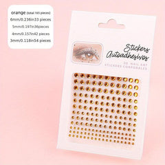 Colorful Eye & Face Sticker Crystal Rhinestone Sticker For Party Makeup