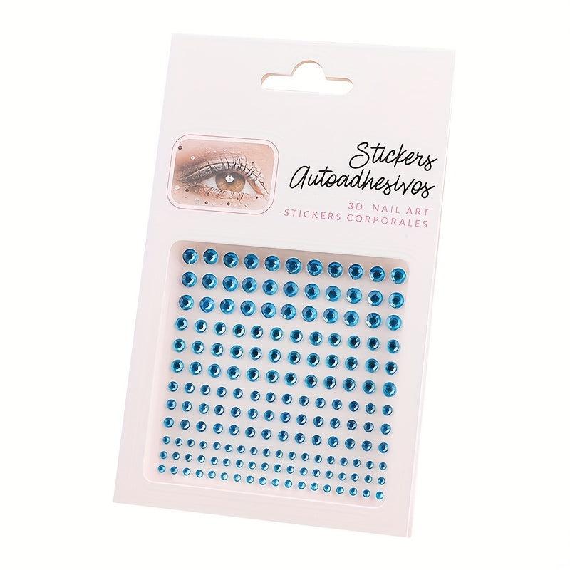 Colorful Eye & Face Sticker Crystal Rhinestone Sticker For Party Makeup