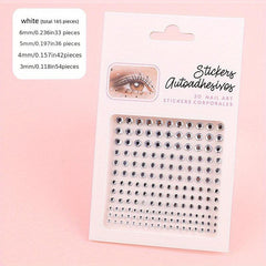 Colorful Eye & Face Sticker Crystal Rhinestone Sticker For Party Makeup