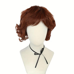 Cosplay Wig Straight Wig With Bangs 2 Ponytails Synthetic Wig