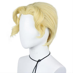 Short Blonde Cosplay Wig for Halloween Costume & Wig Cap