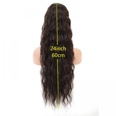 Long Curly Wavy Ponytail Extension 60 96 Cm Drawstring Hairpiece