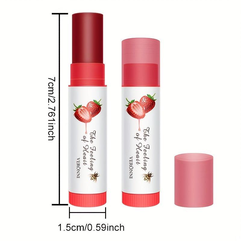 Waterproof Strawberry Lip Balm, Long Lasting Lip Care