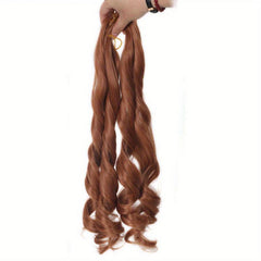 Ombre Braiding Hair Extensions Synthetic Loose Wave Curls for Women