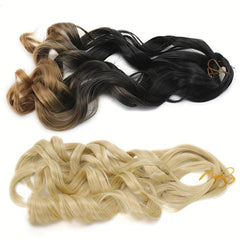 Ombre Braiding Hair Extensions Synthetic Loose Wave Curls for Women