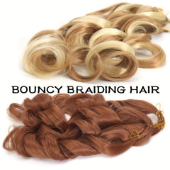Ombre Braiding Hair Extensions Synthetic Loose Wave Curls for Women