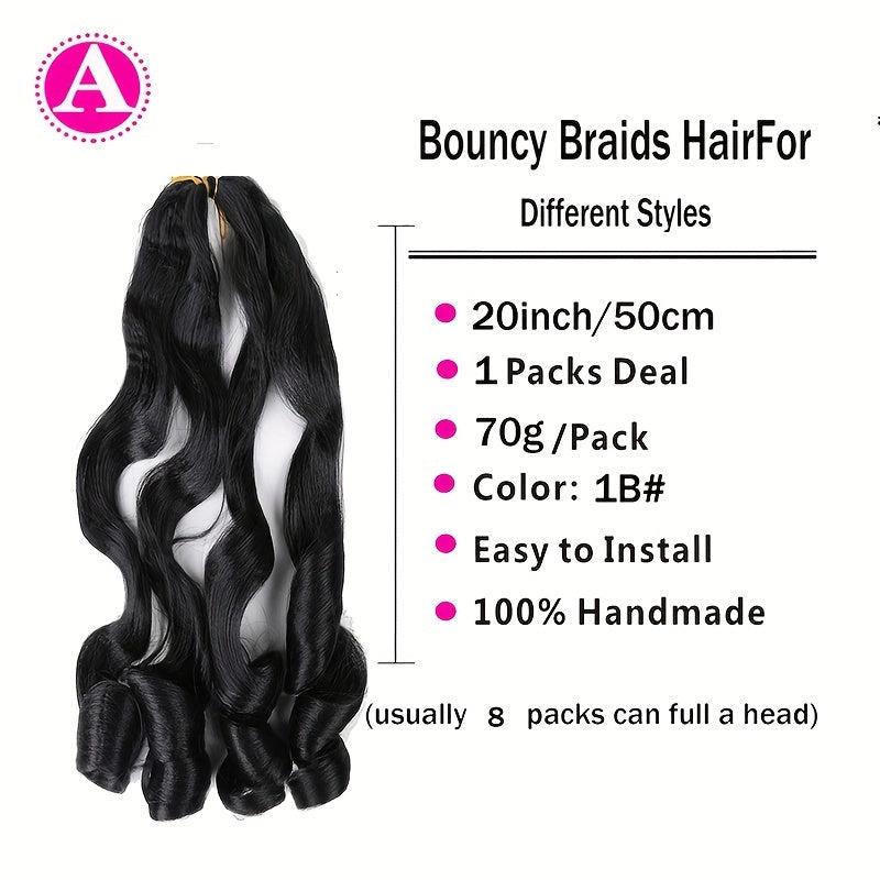 8 Cm Bouncy Braiding Hair Loose Wave French Curles Crochet Braid Hair