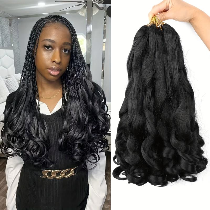8 Cm Bouncy Braiding Hair Loose Wave French Curles Crochet Braid Hair