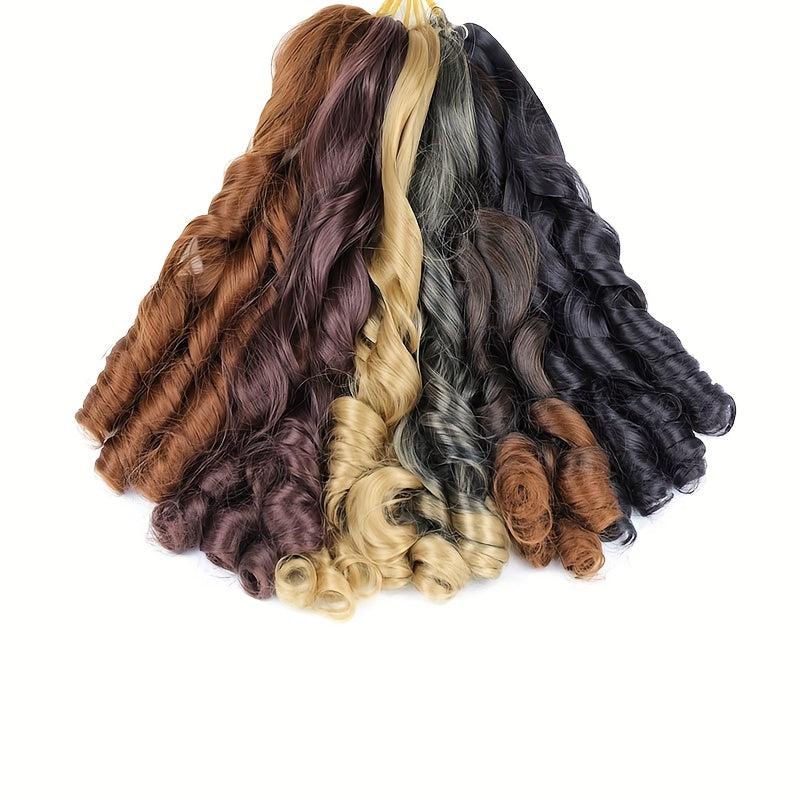8 Cm Bouncy Braiding Hair Loose Wave French Curles Crochet Braid Hair