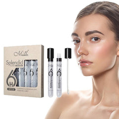 6-Piece Glossy & Nude Liquid Lipstick Set - Waterproof & Long-Lasting