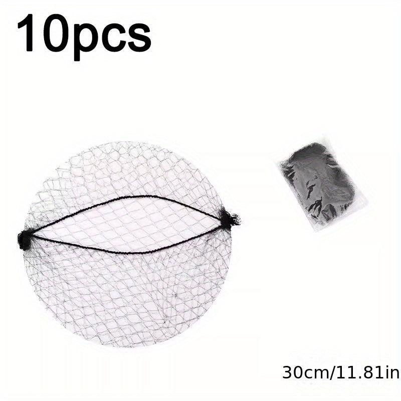 Mesh Wig Caps Elastic Hair Nets Hair Bun Net for Professional Use
