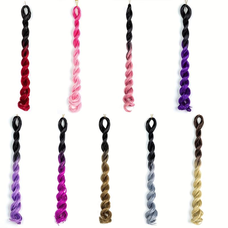 66cm Long Body Wave Hair Extensions Synthetic Fiber For Women