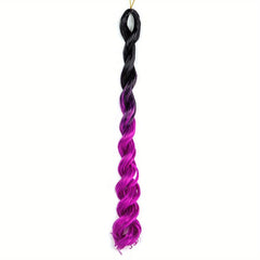 66cm Long Body Wave Hair Extensions Synthetic Fiber For Women