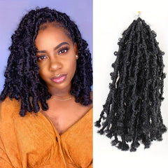 Butterfly Locs Crochet Hair 35 56 Cm Pre Looped Distressed Long Butterfly Locs