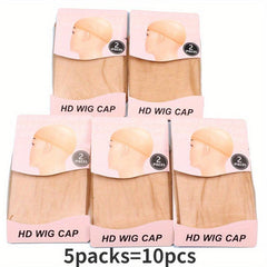 HD Wig Caps Elastic Breathable Invisible Wig Caps