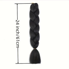 Ombre Rainbow Braiding Hair Extensions 5pcs Synthetic Fiber Jumbo Braiding Hair