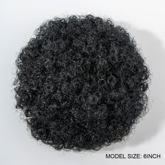 Kinky Curly Afro Puff Ponytail Extensions - Synthetic Hair