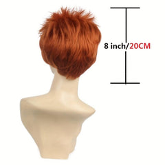 20 32 cm Short Straight Hair Wigs Heat Resistant Hair for Women Daily Party