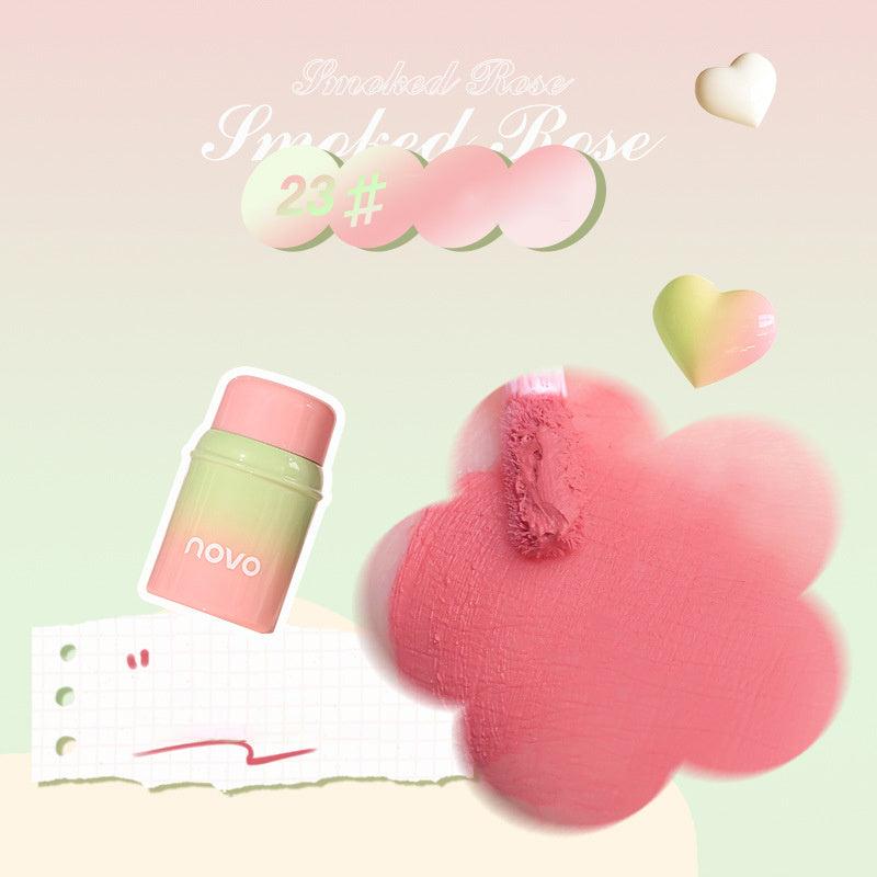 4 Colors Velvet Matte Lip Tint Lip & Cheek Mud Dual Use Lip Clay High Pigmented