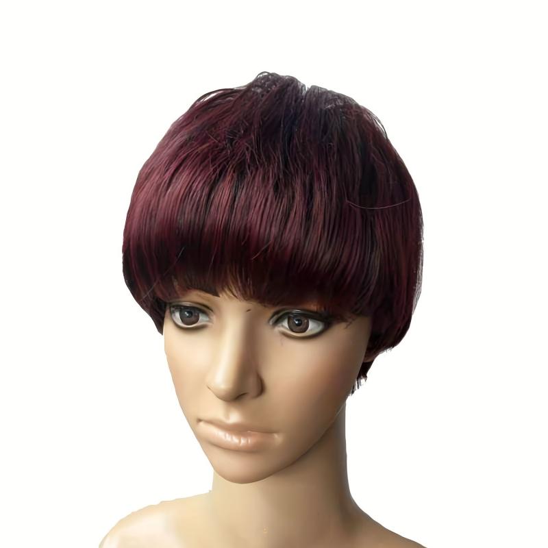 Short Pixie Cut Wigs For Women Short Straight Layered Hair Wigs