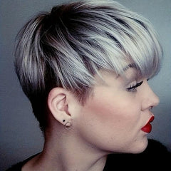 Short Pixie Cut Wigs For Women Short Straight Layered Hair Wigs