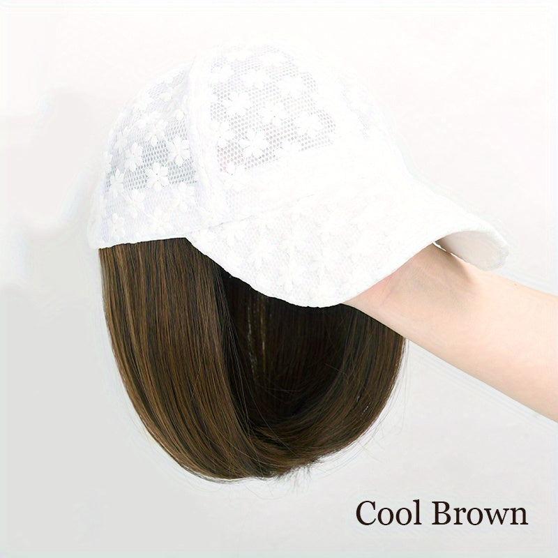 Bob Hair Wigs 32 Cm Short Straight Hat Wigs