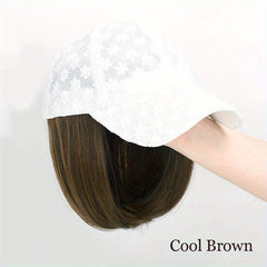 Bob Hair Wigs 32 Cm Short Straight Hat Wigs