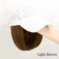 Bob Hair Wigs 32 Cm Short Straight Hat Wigs