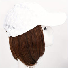 Bob Hair Wigs 32 Cm Short Straight Hat Wigs
