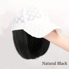 Bob Hair Wigs 32 Cm Short Straight Hat Wigs