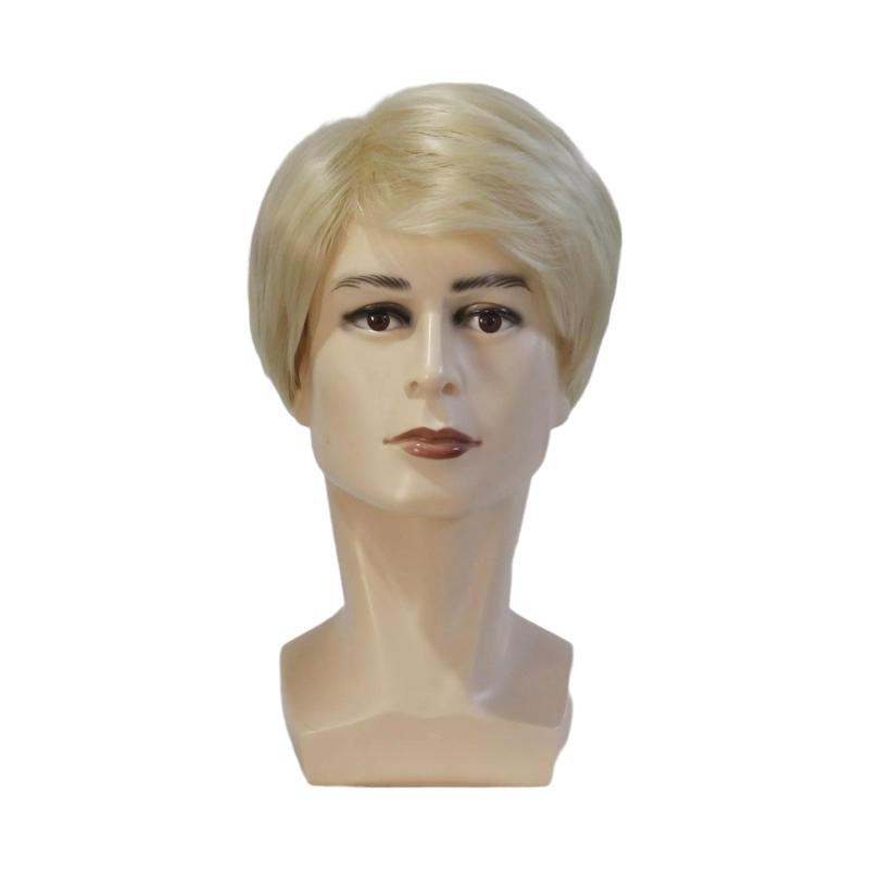 15 24 cm Ombre Straight Synthetic Wigs For Men Short Straight Hair Replacement