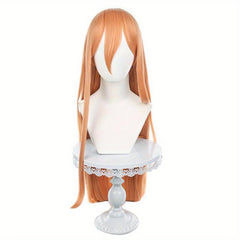 Long Straight Wig With Bangs for Cosplay Halloween Party