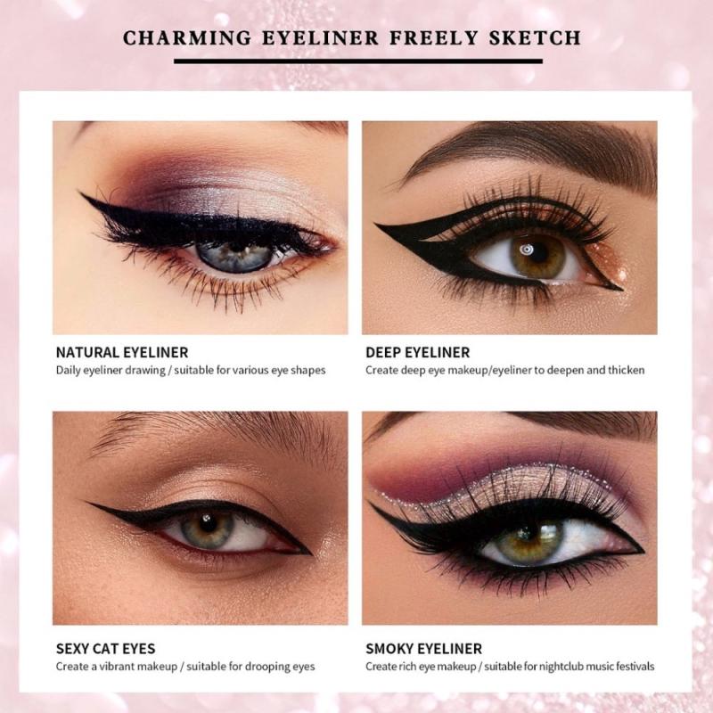 Winged Eyeliner Stamp Pen Cat Eye Makeup Waterproof Smudge Proof