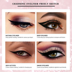 Winged Eyeliner Stamp Pen Cat Eye Makeup Waterproof Smudge Proof