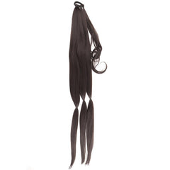 Long Braided Hair Ponytail Extensions Synthetic Fiber Ponytail Extensions