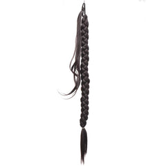 Long Braided Hair Ponytail Extensions Synthetic Fiber Ponytail Extensions