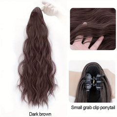 Long Curly Wavy Hair Extensions Claw Clip Ponytail Extensions - 50 8 Cm