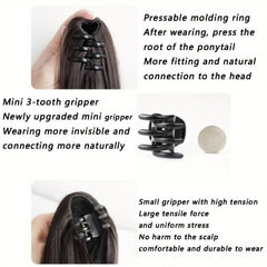 Long Curly Wavy Hair Extensions Claw Clip Ponytail Extensions - 50 8 Cm