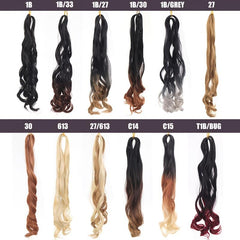 French Curls Bouncy Braiding Hair Extension Spiral Curls Braid Hair