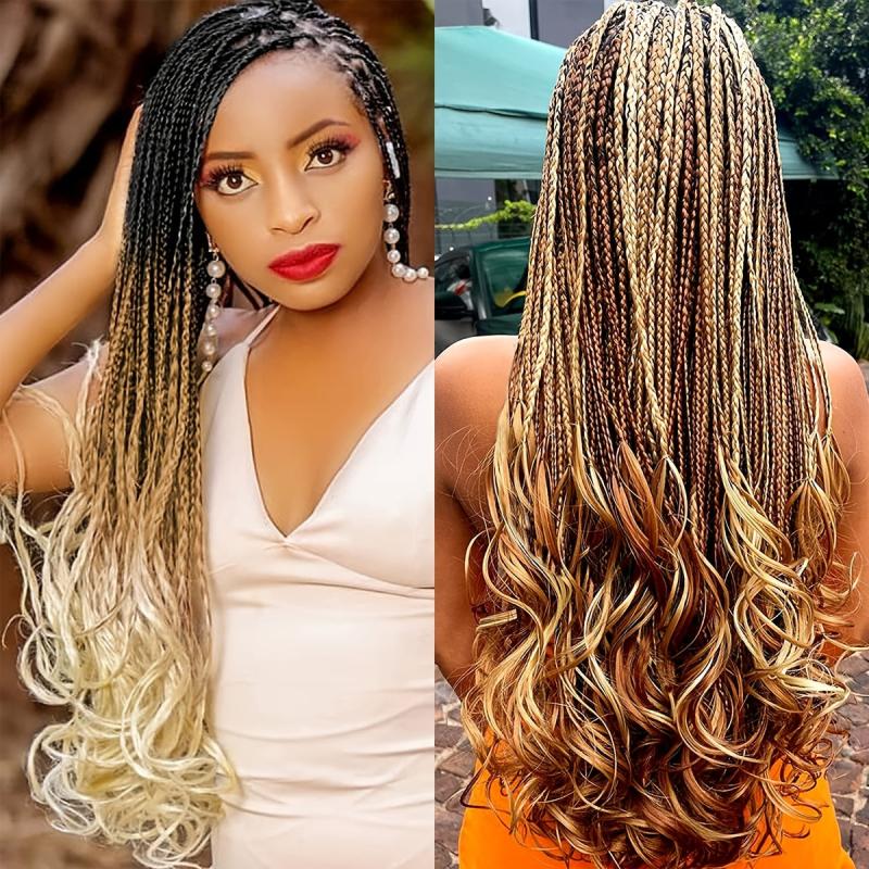 French Curls Bouncy Braiding Hair Extension Spiral Curls Braid Hair