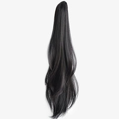 Long Curly Wavy Ponytail Extensions Synthetic Clip In Hair Extensions