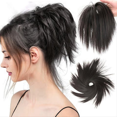 Curly Donut Scrunchie Hairpieces for Women - Updo Chignon Hair Accessories
