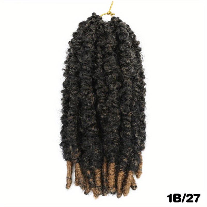 Butterfly Locks Braids Hair Pieces Synthetic Crochet Hair Extensions