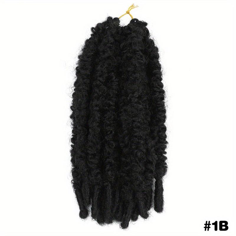 Butterfly Locks Braids Hair Pieces Synthetic Crochet Hair Extensions