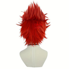 Red Straight Synthetic Cosplay Wig + Wig Cap