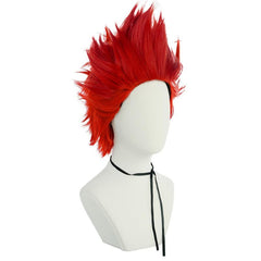 Red Straight Synthetic Cosplay Wig + Wig Cap