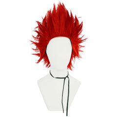 Red Straight Synthetic Cosplay Wig + Wig Cap