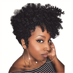 Short Curly Wigs For Women Afro Kinky Curly Wig Short Afro Curly Synthetic Wig